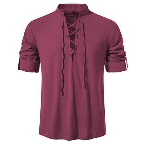 Men's long sleeve shirt with drawstring Lune London