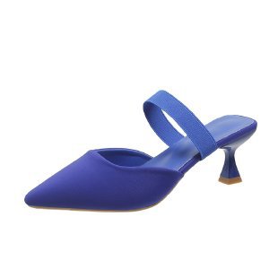 Ladies Slingback Pumps with a sleek pointed design and a comfortable heel strap Lune London