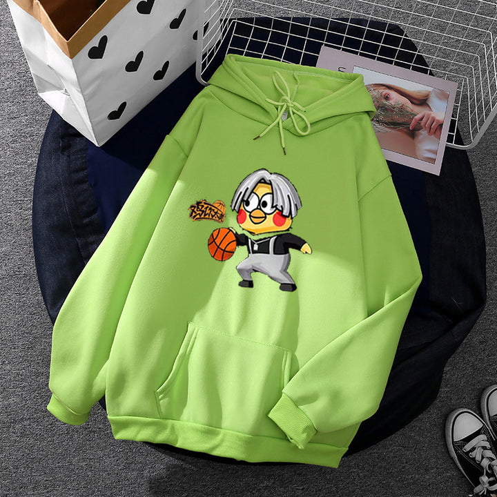 Women's hoodie with creative basketball motif Chic & Stil