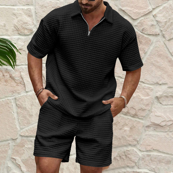 Casual short pajama for men with zipper Lune London