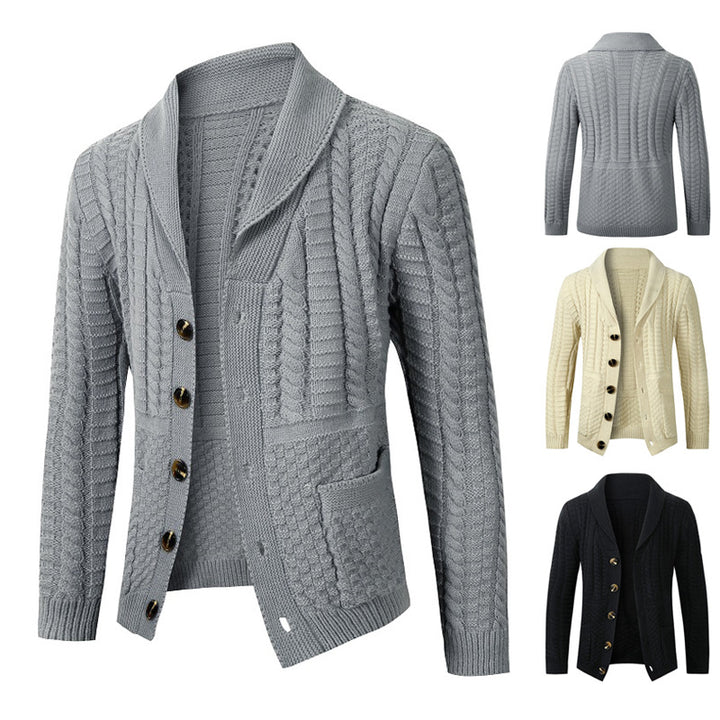 Ladies fashion cardigan with versatile braided design Lune London