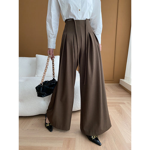 Ladies Elegant High-Waist Palazzo Pants Chic & Stil