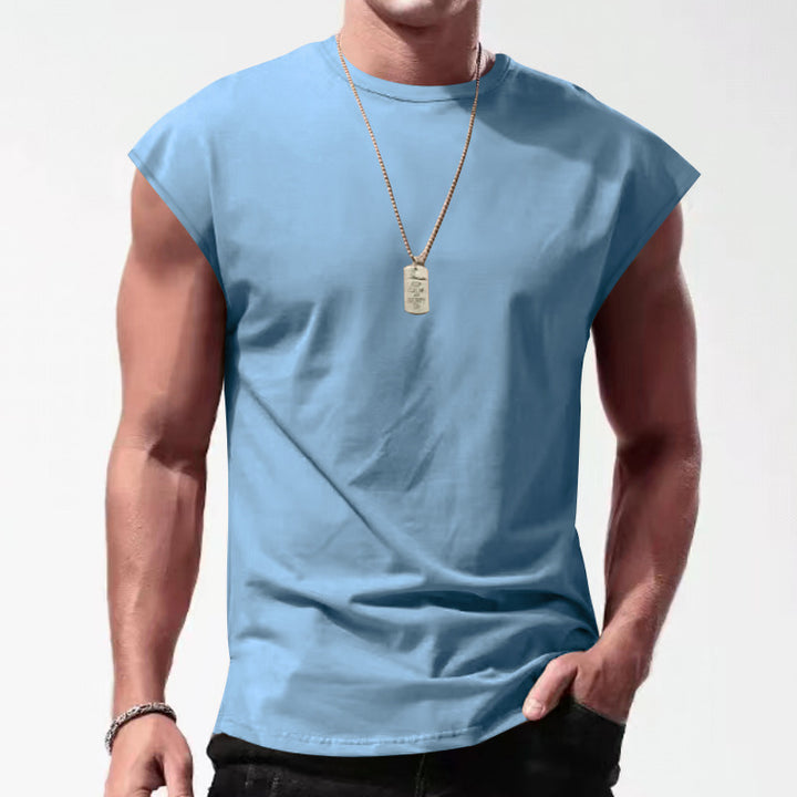 Men's fitted muscle shirt with shoulder pads Lune London