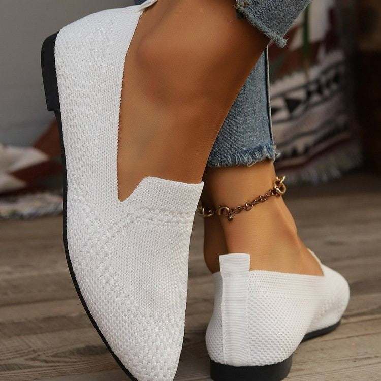 Seamless knitted lace boots Lune London