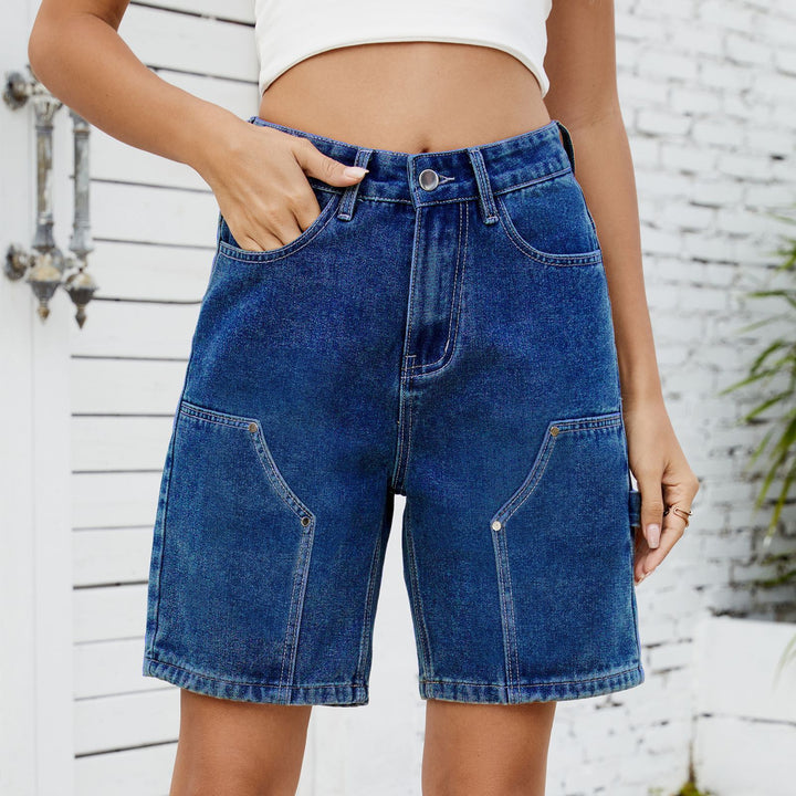 Lune London Utility Denim Shorts for Women