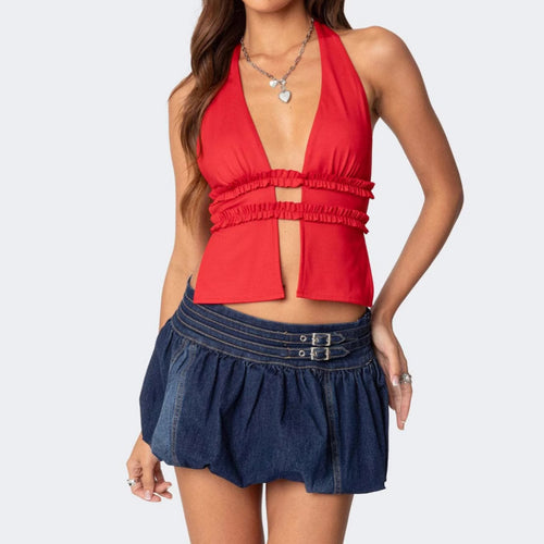 Top court for women with ruffle details and an elegant cut Chic & Stil