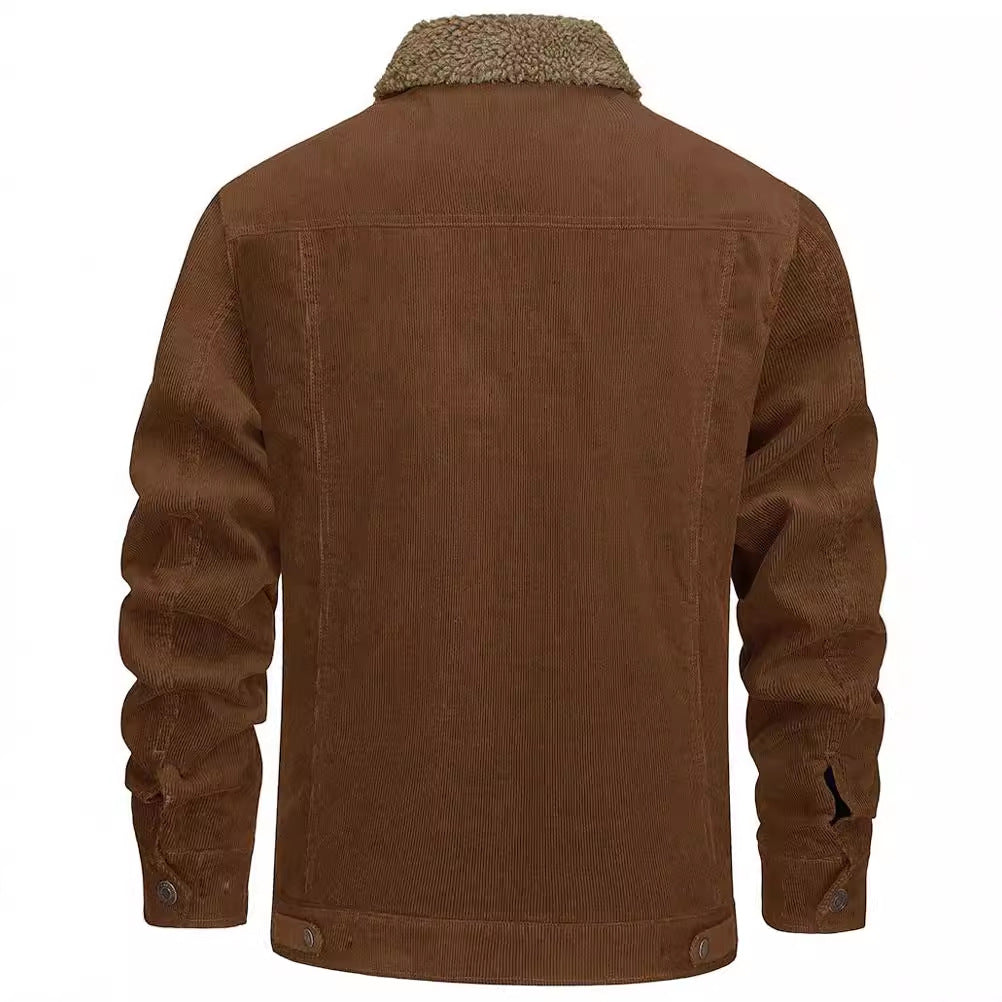 Corduroy jacket for men with fleece lining Lune London