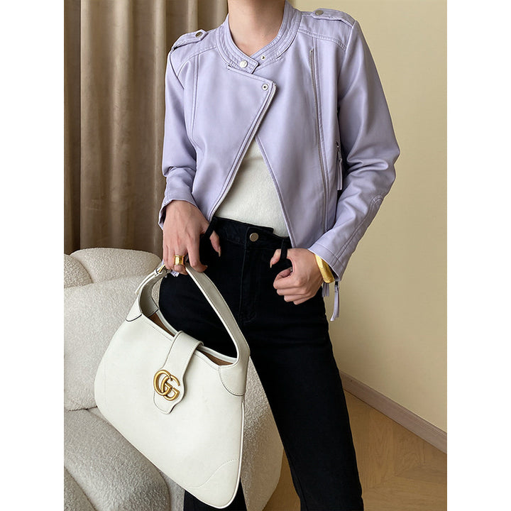 Ladies Fashion Biker Jacket Chic & Stil