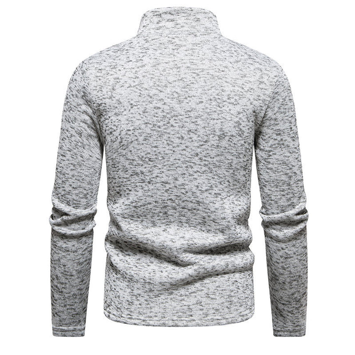 Fleece jacket for men with stand-up collar and full zip Lune London