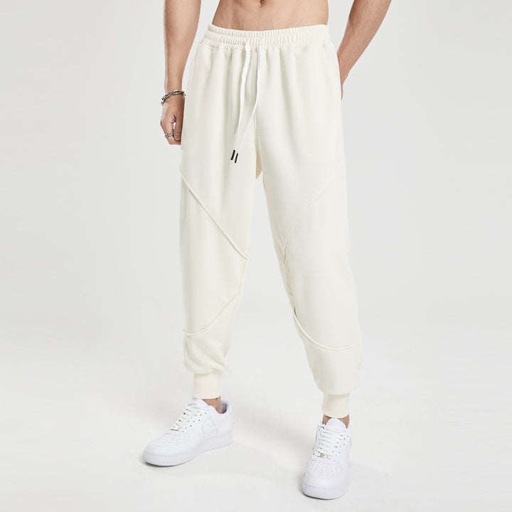 Men's sports pants with quilted design Lune London