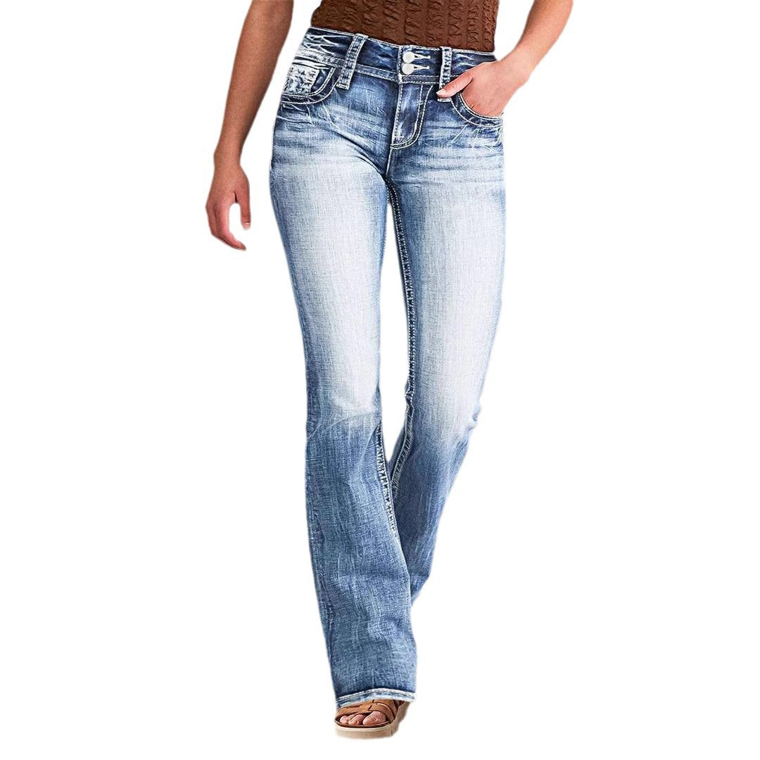 Bootcut jeans for women with luxurious stretch Lune London