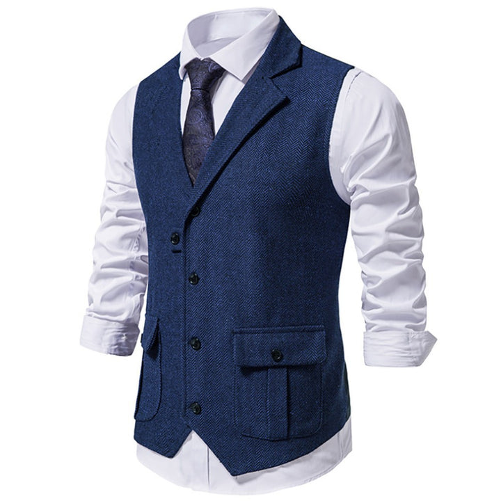 Veste élégante pour hommes au motif écossais classique Lune London