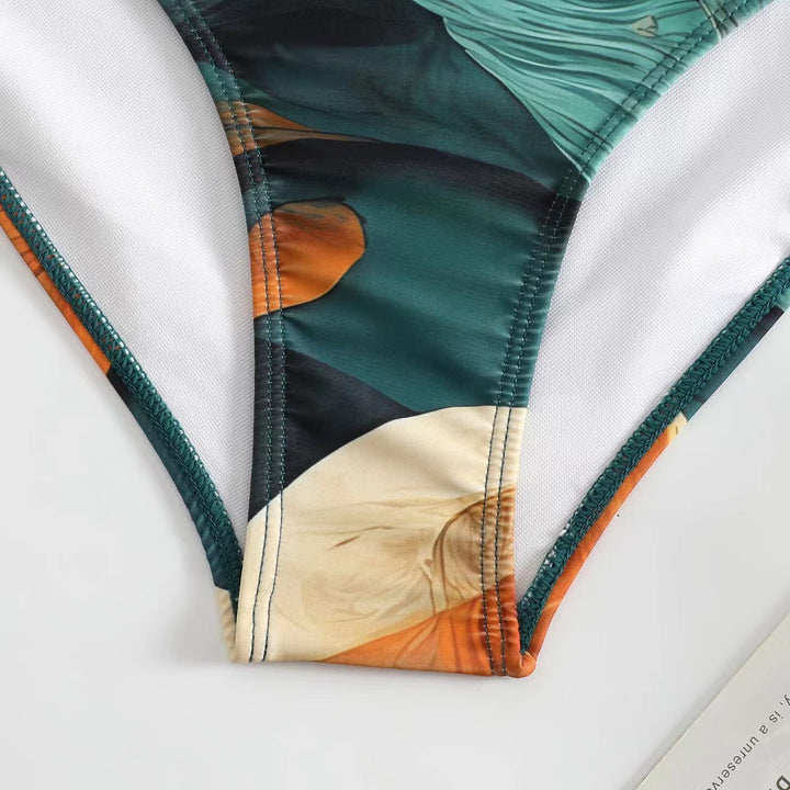 Lune London | Women's Swimsuit Set with Elegant Asymmetrical Design and Playful Skirt Detail