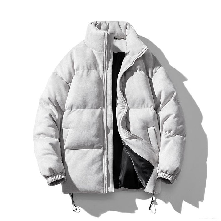 Ladies winter quilted jacket with high collar and versatile pockets Lune London