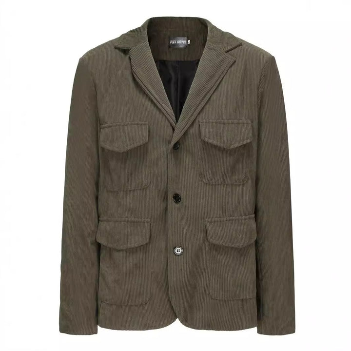 Cord blazer for women with functional pockets Lune London