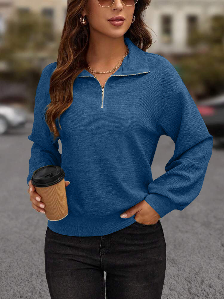 Lune London Women's Sporty Zip Sweater