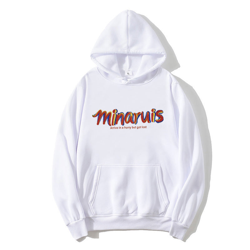 Women's hoodie with colorful lettering Chic & Stil