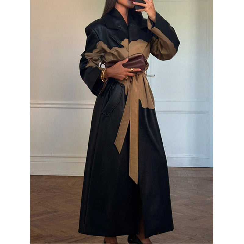 Fashion windbreaker coat for women with belt and pockets Lune London