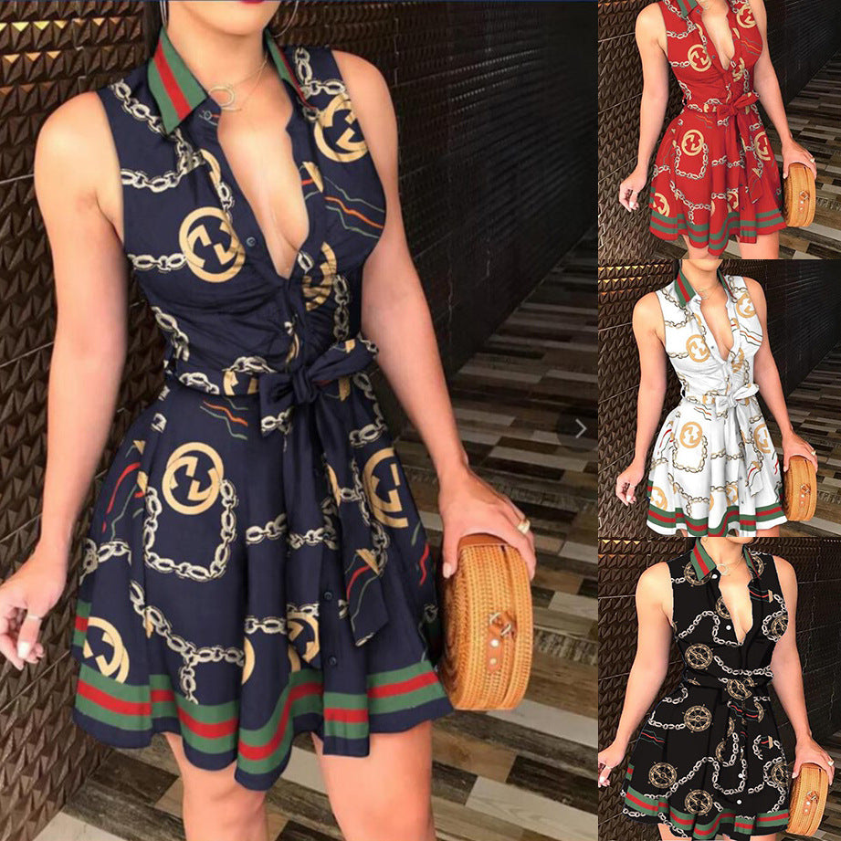 Ladies Chic and Stylish Mini Shirt Dress