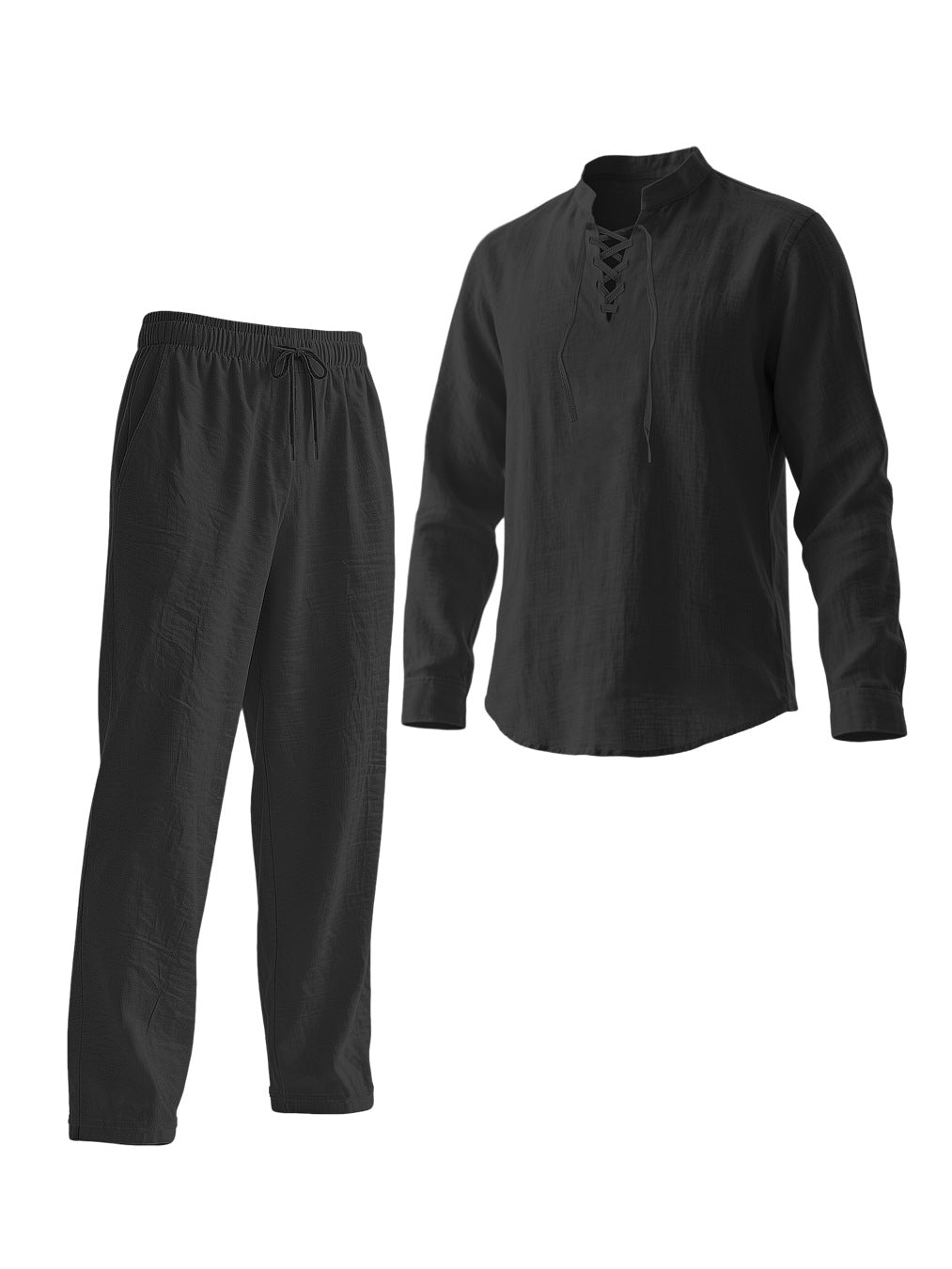 Men's Stylish Casual Set with Breathable Top and Comfortable Pants Lune London