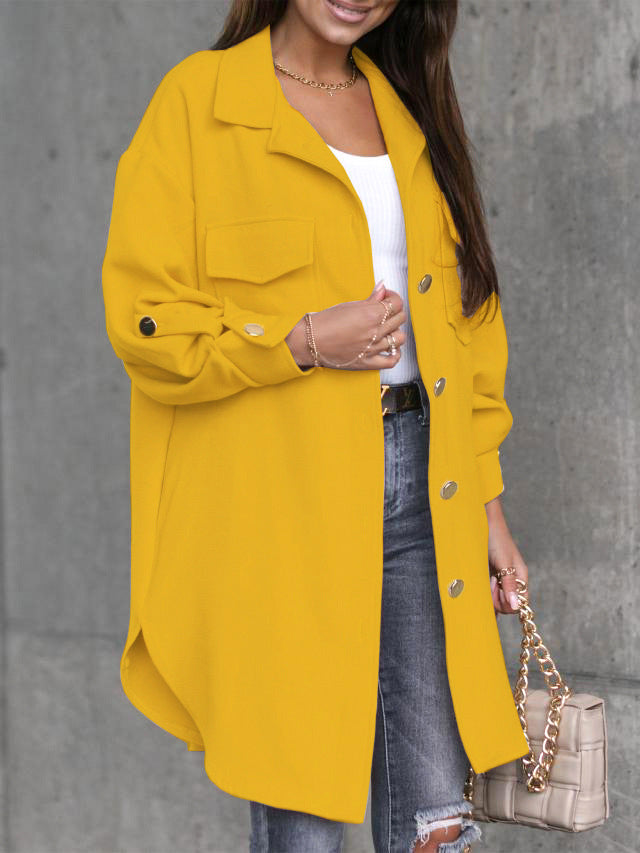 Chemise Veste Surdimensionnée pour Femmes avec Poches Pratiques et Coupe Tendance Chic & Stil