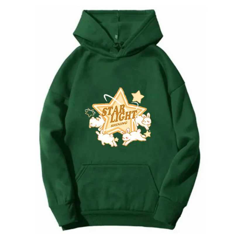 Women's hooded sweatshirt with playful fairytale motif Chic & Stil