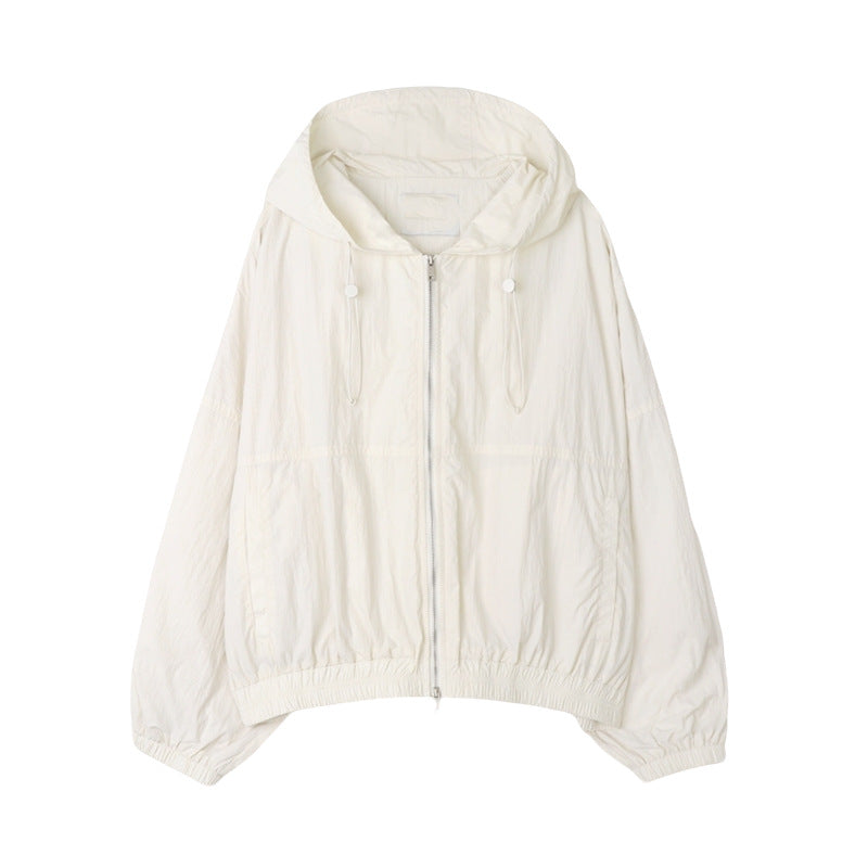 Veste de transition décontractée pour femmes avec capuche et poignets élastiques Chic & Stil