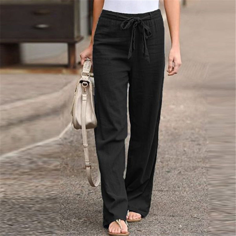 Women Lightweight Casual Summer Pants Lune London