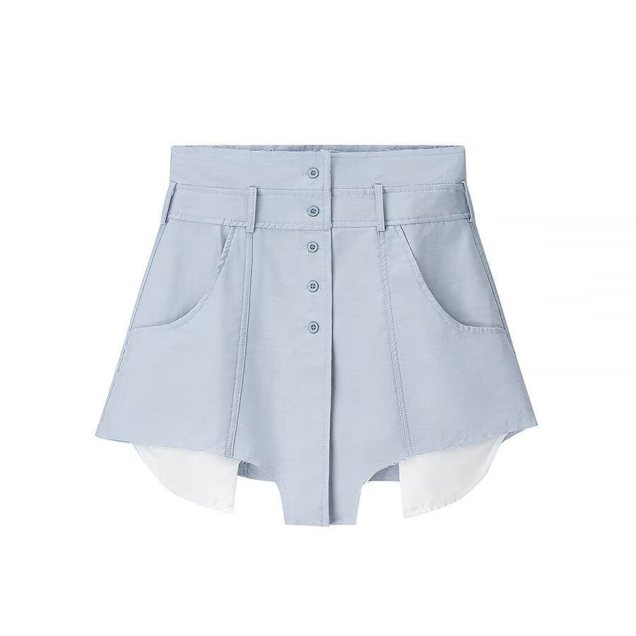 Plaid shirt for ladies with short shorts Lune London