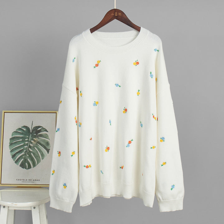 Robe en coton doux pour femmes avec motif fleuri et taille élastique Chic & Stil