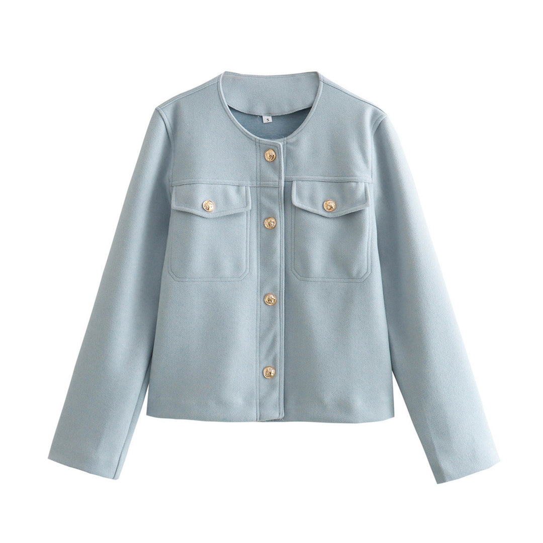 Modern jacket for women in soft materials with textured design Lune London