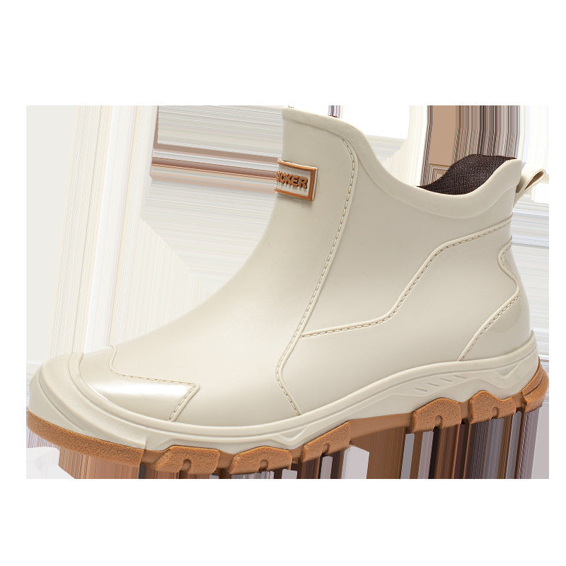 Men's Rubber Boots with Non-Slip Sole and Flexible Entry Lune London