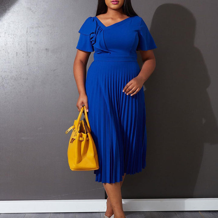 Pleated skirt for women with voluminous sleeves Lune London