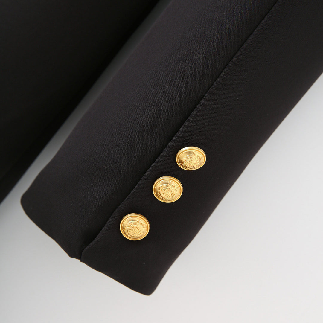 Elegant blazer jacket for ladies with decorative buttons Lune London