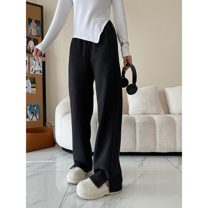 Women's Casual Cut High-Waist Pants Chic & Stil