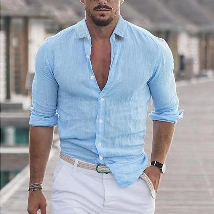 Herren Hemd mit modernem Schnitt und taillierter Passform von Lune London