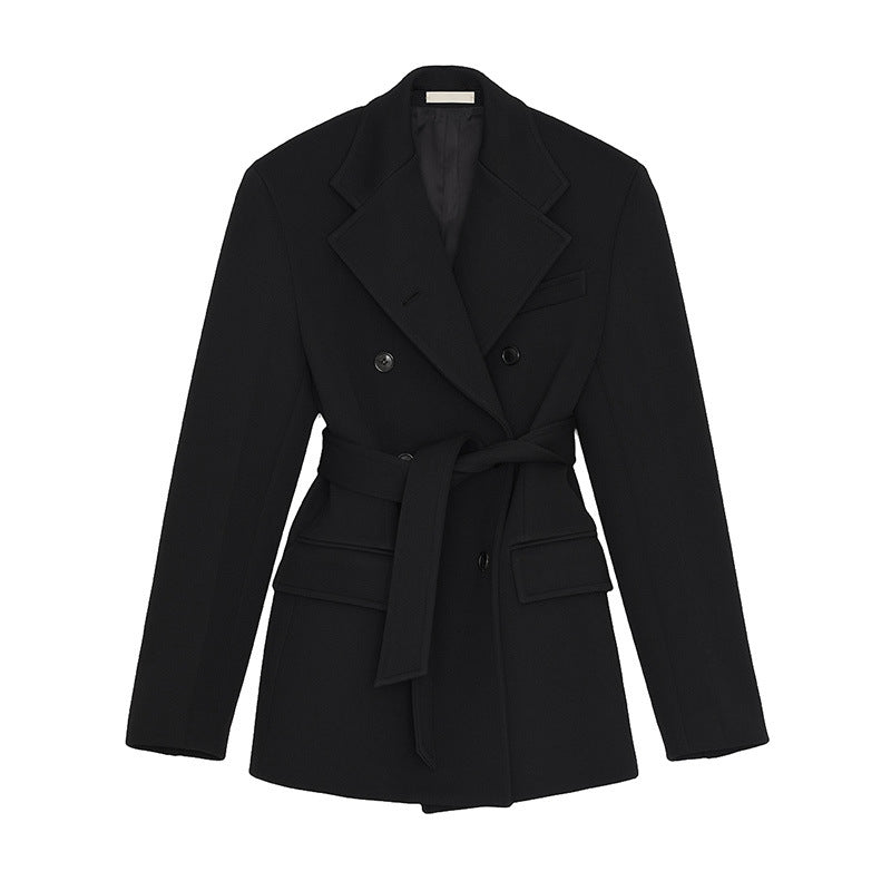 Blazer élégant et ajusté pour femmes avec double rangée de boutons Chic & Stil