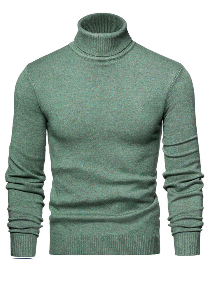 Timeless turtleneck sweater for men in soft wool Lune London