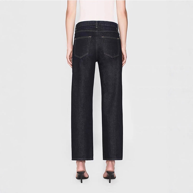 Women's wide-leg jeans in a casual style made from high-quality denim Lune London