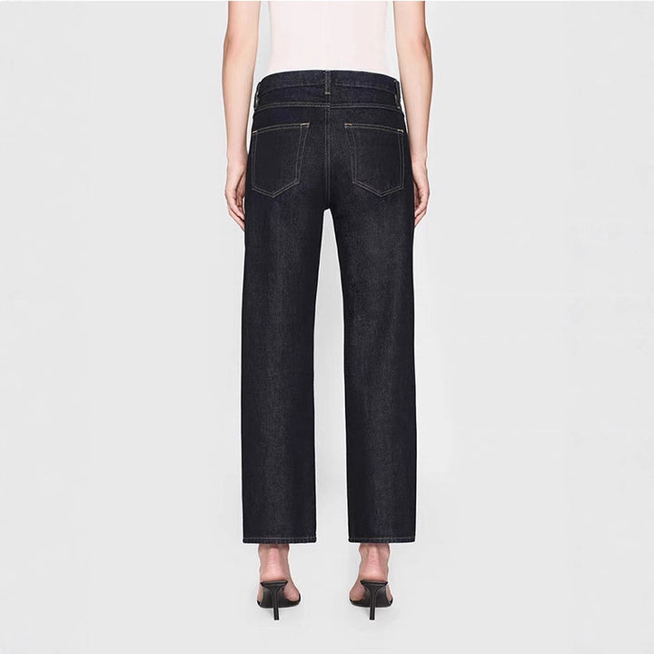 Women's wide-leg jeans in a casual style made from high-quality denim Lune London
