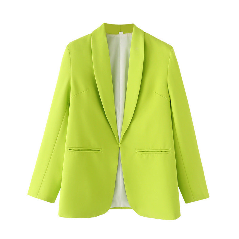 Ladies elegant blazer with unique cut and pockets Lune London