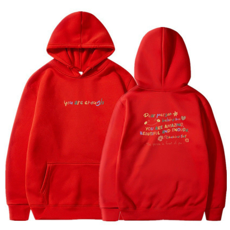 Women's Hooded Sweatshirt with Motivational Print and Comfortable Fit Lune London
