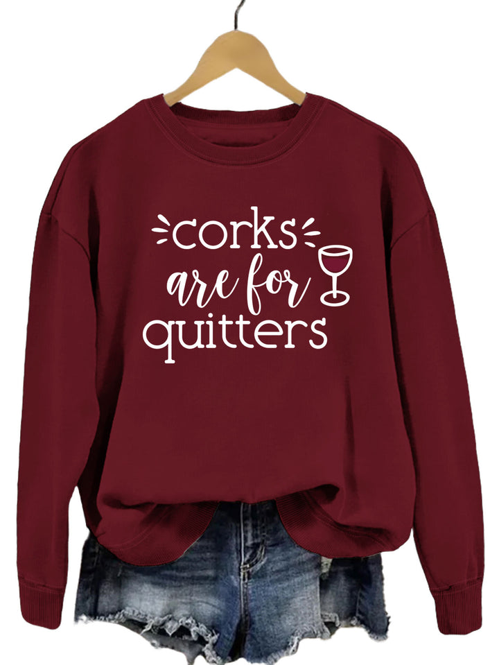 Sweatshirt pour femmes avec slogan créatif et coupe décontractée Chic & Stil