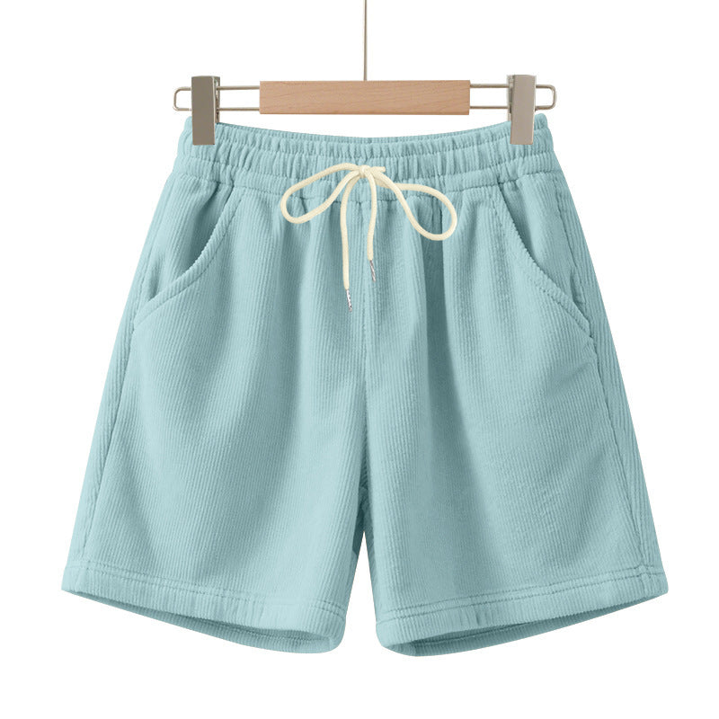 Casual men's pants in soft fabric with elastic waistband and practical side pockets Lune London