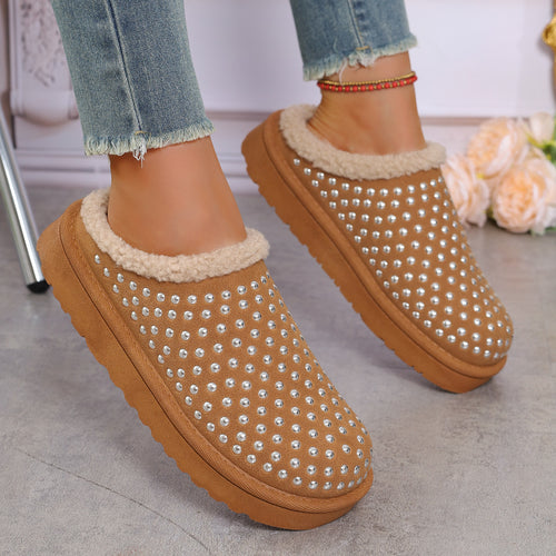 Slippers for women with sparkling accents and a cozy lining Lune London