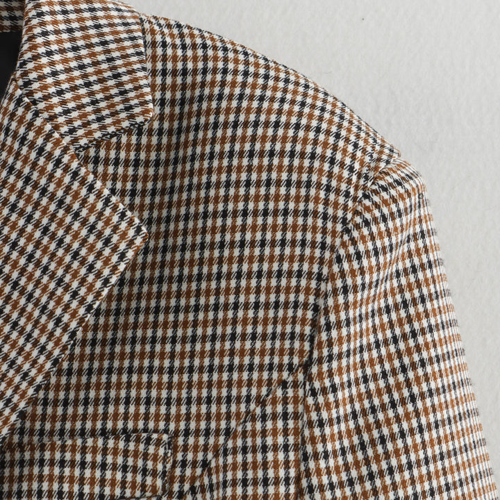 Ladies checkered blazer Lune London