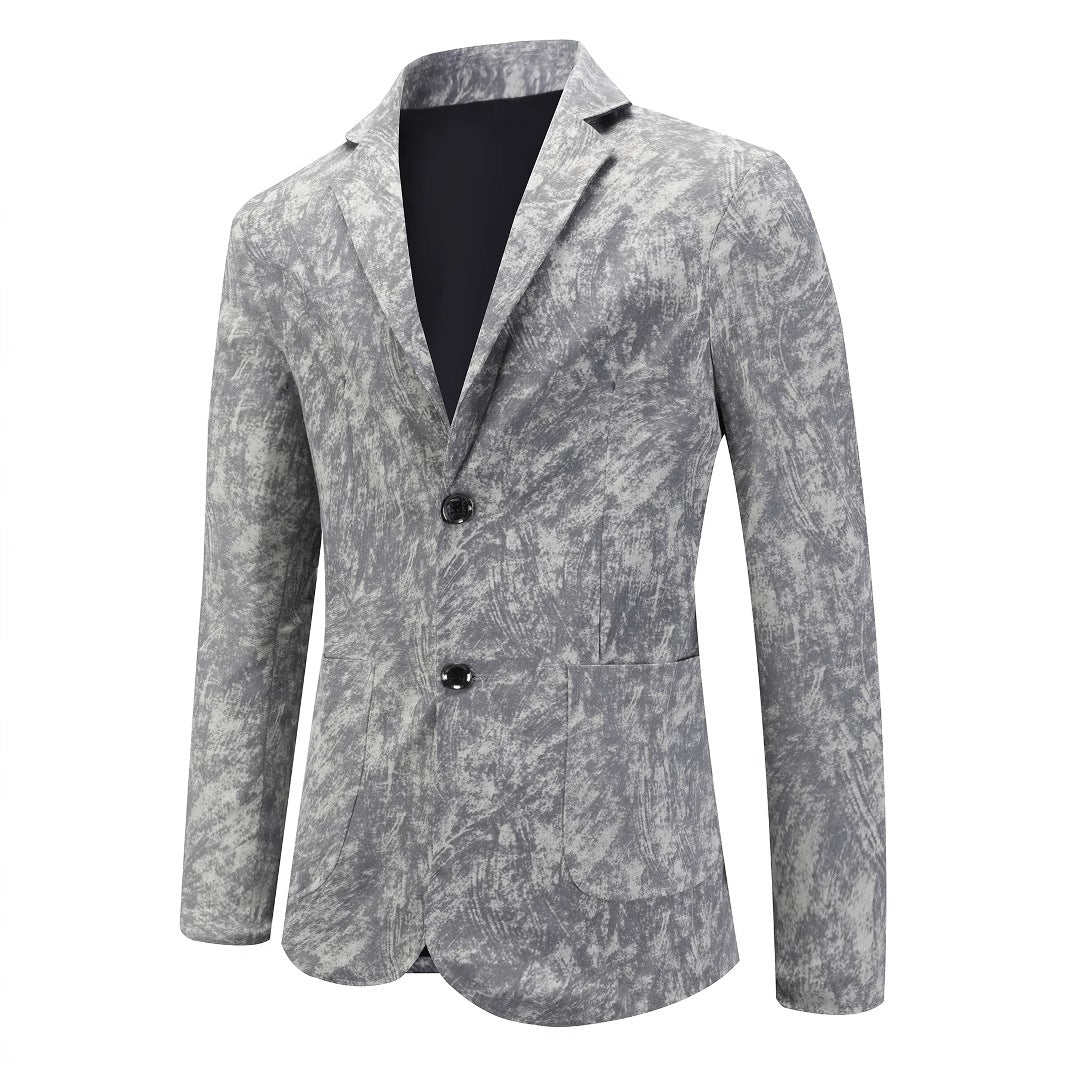 Casual structured men's blazer with a modern design and two pockets Lune London