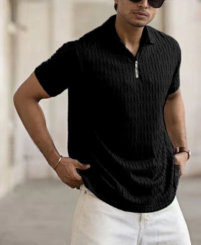 Men's Chic Structured Polo and Style