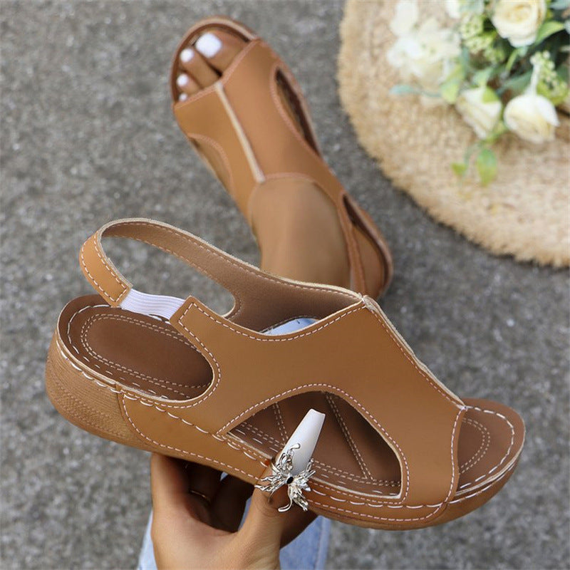 Elegant adjustable clog sandals for women Lune London