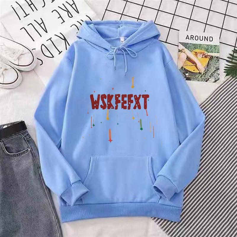 Women's hoodie with cool graphic print Chic & Stil
